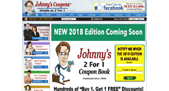 Desktop Screenshot of johnnyscoupons.com
