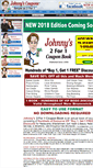 Mobile Screenshot of johnnyscoupons.com